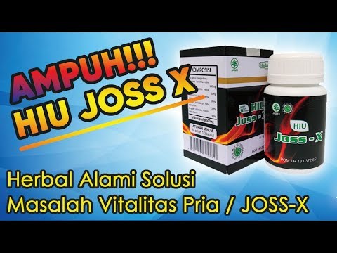 Kapsul HIU JOSS X Herbal Alami Solusi Masalah Vitalitas Pria | Order