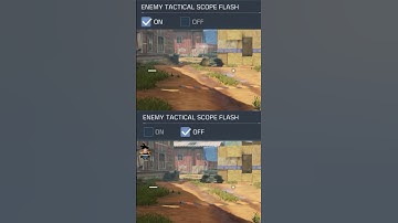 Enemy tactical scope flash on/off #settings #codm #codmobile #codmtamil #shorts #callofduty
