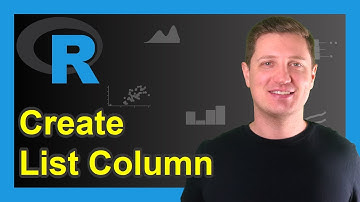R Create Data Frame where a Column is a List (Example) | Different Variable Types | data.frame & I()