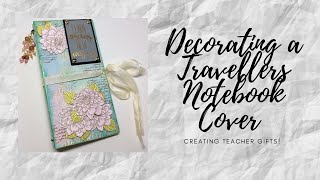 Decorating a Travellers Notebook Cover