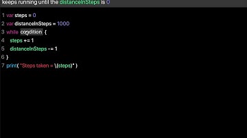 Learn Swift: Run while loop until condition is false (Chapter 6 Lesson 4)