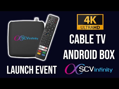 SCV Infinity 4K Android Box Launch Event | 4K Cable TV Smart Set top box with OTT Apps | Sun NXT