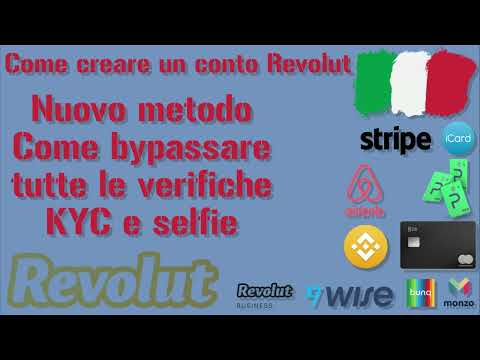 Nuovo metodo per bypassare tutte le verifiche kyc e selfie, creare revolut e bypassare la verifica