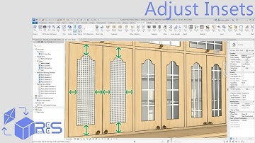 Revit Cabinetry | RCCS-26 Pro - New Features : Adjust Insets