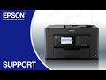 Epson WorkForce WF-7820 | Wireless Setup Using the Control Panel