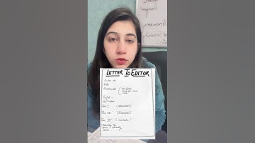 Letter to Editor Class 10th ￼￼ #trending #class10 #important #lettertoeditor #shorts