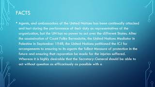Reparations for Injuries Suffered in the Service of the UN (ICJ Reports, 1949)