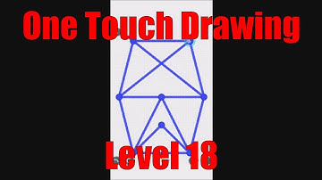 One Touch Drawing Level Stage Niveau Nivel Yровень 18. Solution