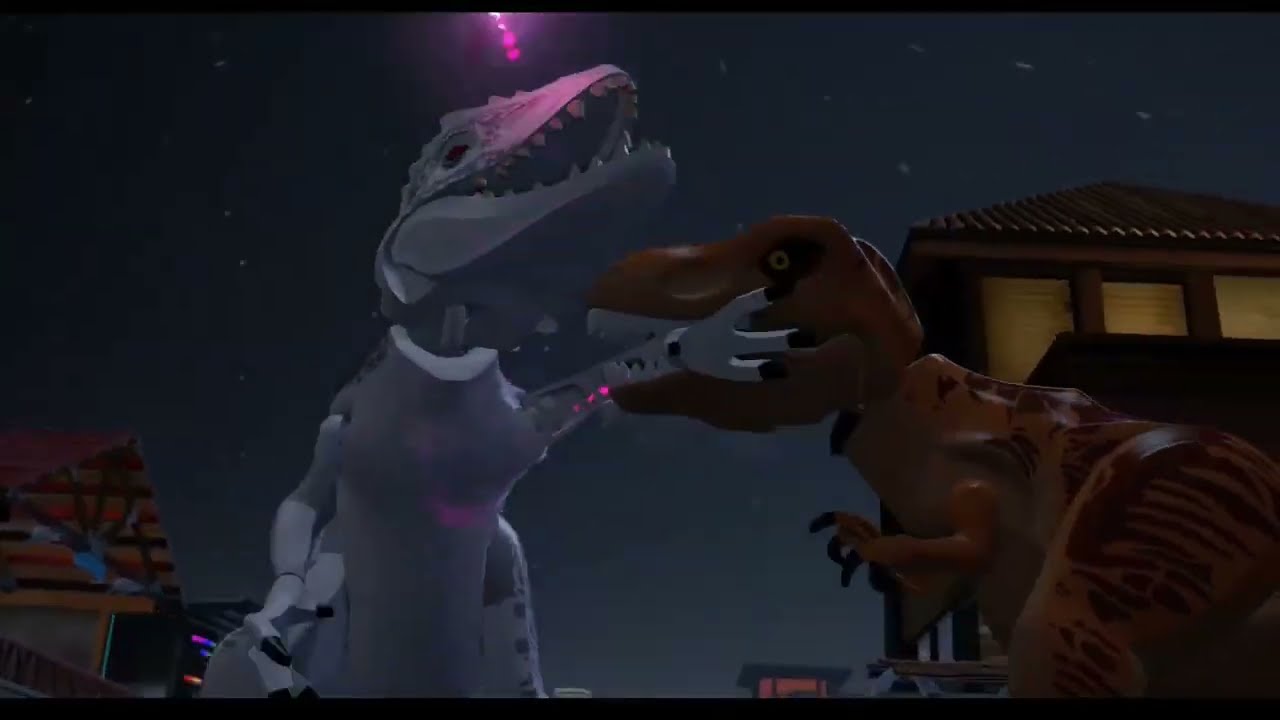 Lego Jurassic World: Main Street Showdown (Part 2)