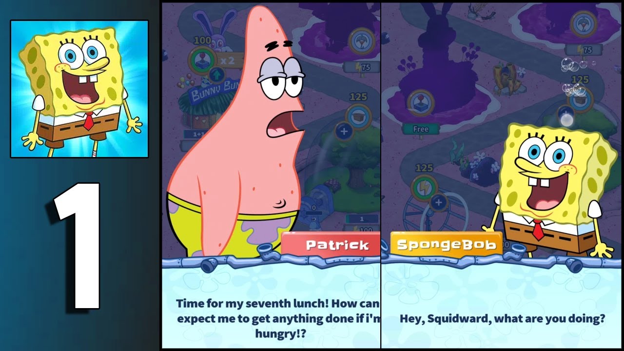 SpongeBob’s Idle Adventures - Gameplay Walkthrough Part 1 (Android, iOS)