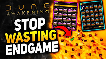STOP Ruining YOUR Endgame Progression In Dune Awakening! (Dune Awakening Tip & Tricks)