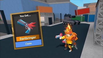 Getting the new Roblox mm2 Nerf gun Dartbringer!