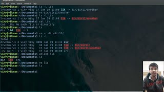soft link vs hard link in linux | inode in linux | ln command in linux | link count field in ls -l screenshot 4
