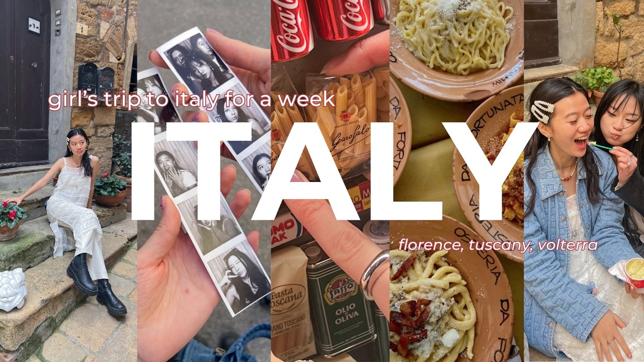 Italy Travel Vlog ?? ultimate girls trip, exploring florence & tuscany, what to eat, places to v