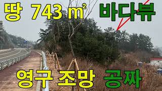 온비드 공매물건 바다 전망 뷰, 영구조망 서해안바다 오션뷰 섬 토지
