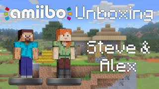 Minecraft Steve & Alex Amiibo Unboxing