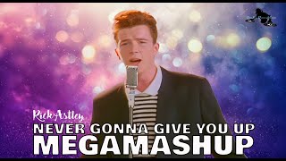 Rick Astley - Never Gonna Give You Up - Megamashup By Paolo Monti Dee Jay