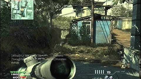 MW3 Sniper Quickscoping  With MSR FFA Commentary On Mission With tips and tricks