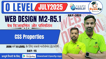 Day-15 || Chapter-4 || Part-4 || CSS Border  Properties || M2-R5.1 || GyanXp