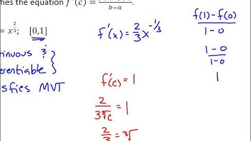 AP Calc BC: Section 5.2 - The Mean Value Theorem