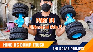 Part 04_RC Dump Truck HINO 1/6 Scale Project _ Rear Differential Axle 2