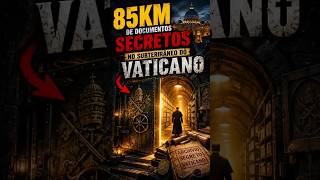 85KM de Documentos Secretos no Subterrâneo do Vaticano #casosreais #curiosidades #relatosbizarros