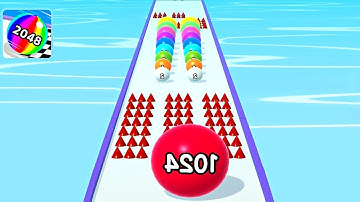 Ball Run 2048 ! All Levels Gameplay (13945-13951) android, ios