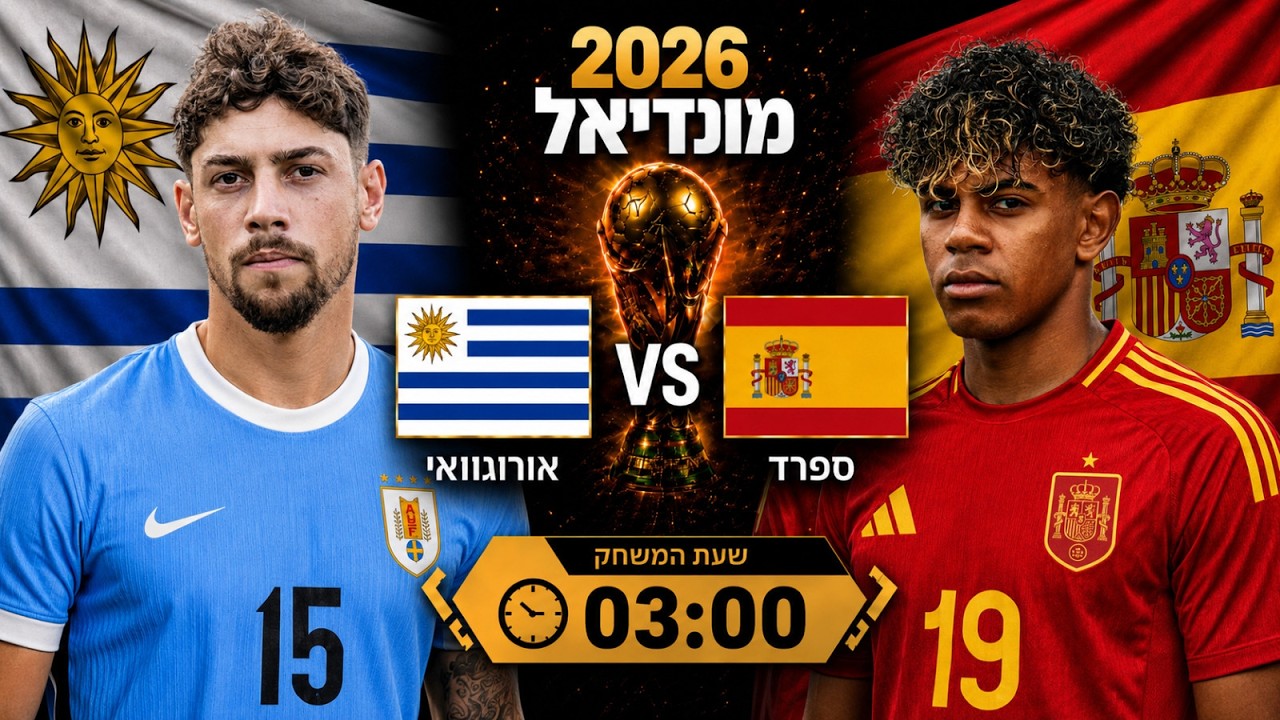 🚨 לייב מונדיאל 2026 | ספרד נגד אורוגוואי - מי תפגוש את מסי וארגנטינה בשלב הנוקאאוט?