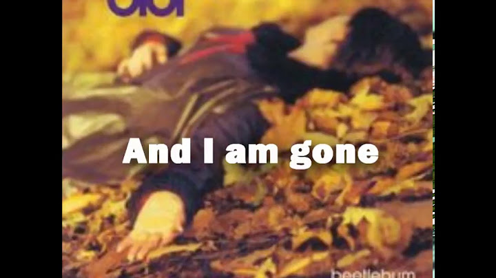 Beetlebum Lyric Video version - Lyric Video performance video thumbnail