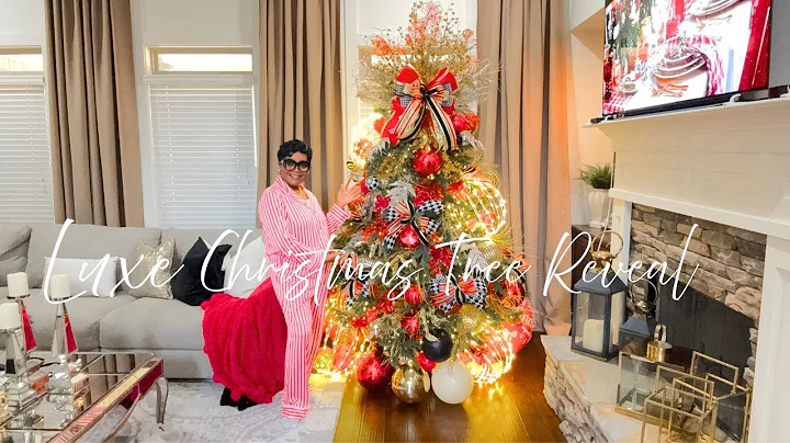 LUXE Christmas Tree REVEAL 2025 | Christmas Tree Decorating Ideas | Decorate With Me Christmas Tree