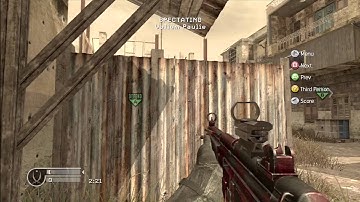 COD4: Search and Destroy Gameplay vs DECENT PLAYERS | 3v3 Backlot.