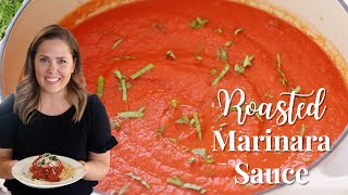Roasted Marinara Sauce with Fresh Tomatoes
