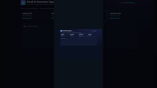 AI Email &amp; Retention Agent in Node.js ✉️ #Shorts