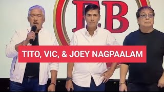 TITO, VIC and JOEY NAGPAALAM (FULL VIDEO) | Is it Farewell to Eat Bulaga?