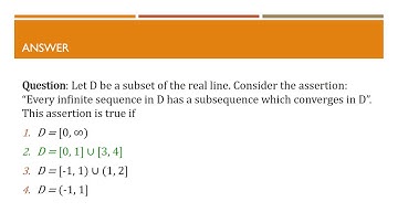When every sequence has a convergent subsequence (CSIR NET Dec 2017 Math.Sci. Part B)
