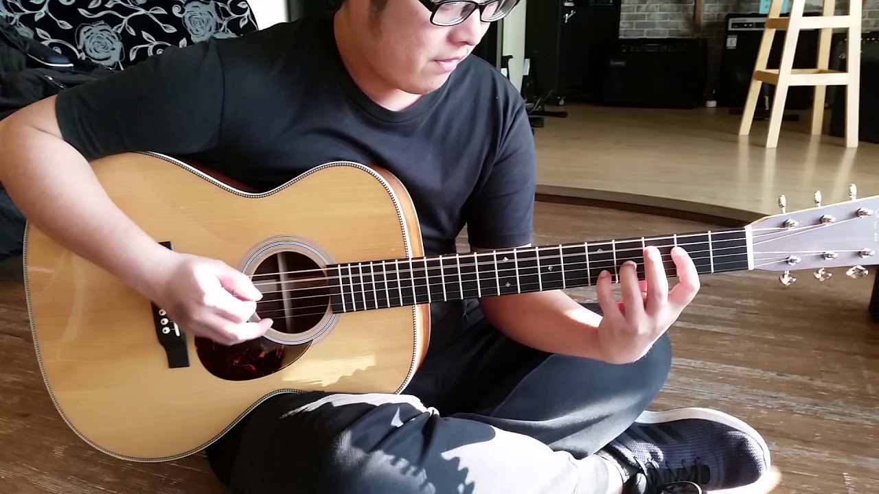 Martin OM28 Custom Shop Adirundack Top with VTS and Hounduran Back