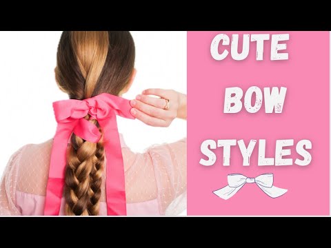Cute easy hairstyles with Bows 🎀 🎀 🎀