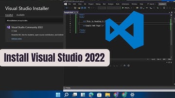 How to install Visual Studio 2022 on Windows 11 | Setup Visual Studio