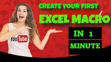 WOW! SAVE LOTS OF EXCEL TIME BY CREATING YOUR FIRST EXCEL MACRO - LEARN IN JUST 1 MINUTE!