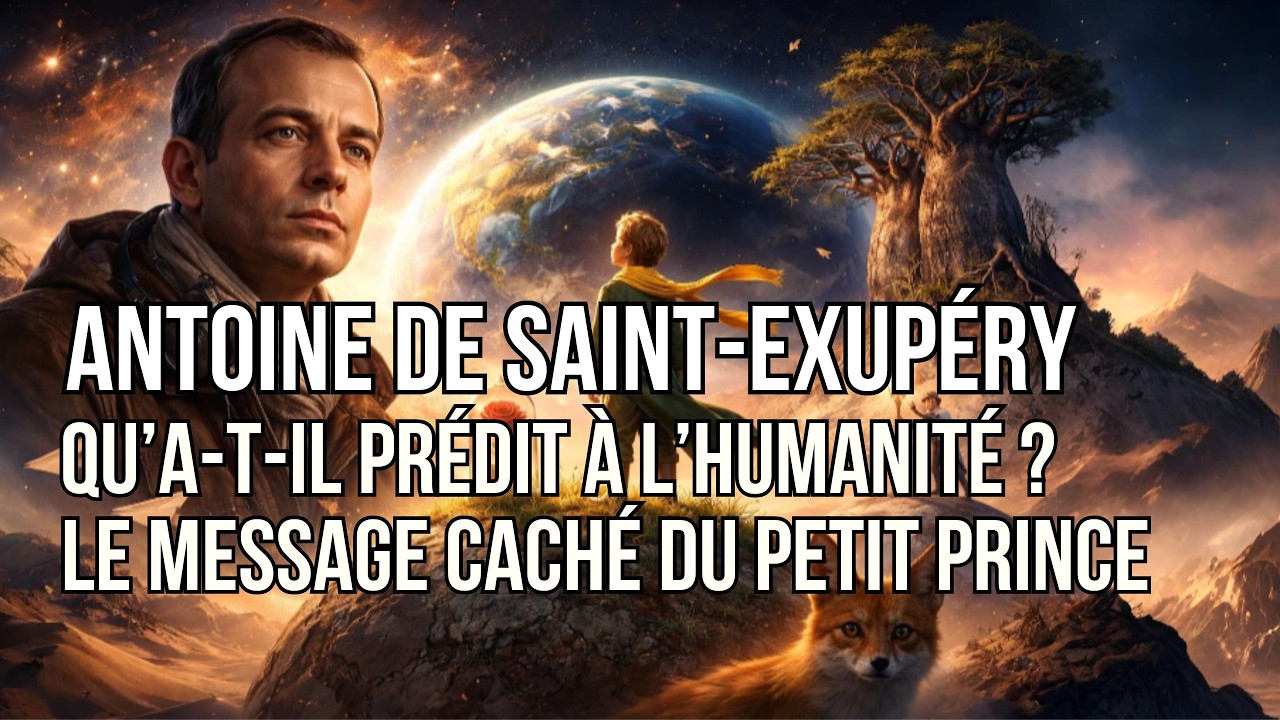 Antoine de Saint-Exupéry : qu’a-t-il prédit à l’humanité dans son œuvre majeure ?