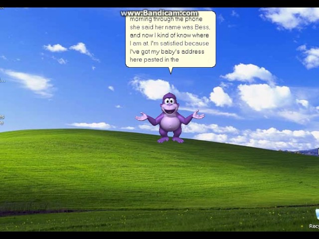 Bonzi Buddy sings Daisy  Buddy, Singing, Childhood memories