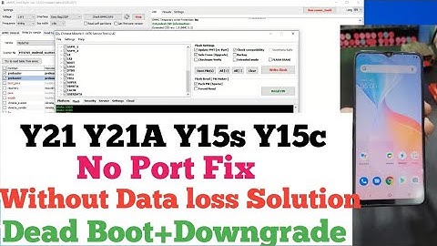Vivo Y21 Y21A Y15s Y15c Dead No Port Fix | Downgrade Easy Jtag