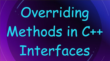 Overriding Methods in C+ +  Interfaces