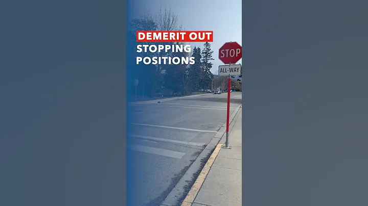 Correct Stopping Positions At Controlled Intersections