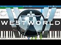 Back To Black (Westworld Soundtrack) [Piano Tutorial | Sheets | MIDI] Synthesia