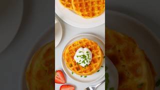 2 Ingredient Keto Waffles | #Shorts screenshot 3