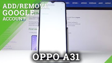 How to Add & Remove Google User in OPPO A31 (2020) – Manage Google Account