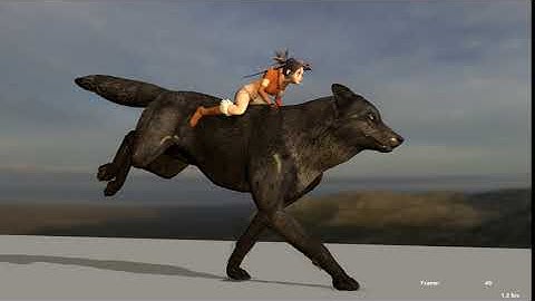 Lisa and Silver wolf run cycle version 1