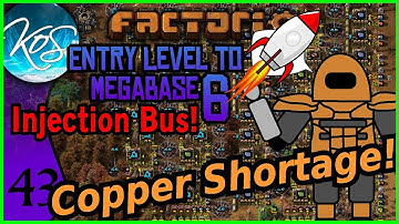 Factorio - Entry Level to Megabase 6: Injection Bus 43 - COPPER MINE