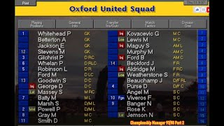 Experience the Thrill of 1997 Football with Championship Manager 97/98 Pt 2